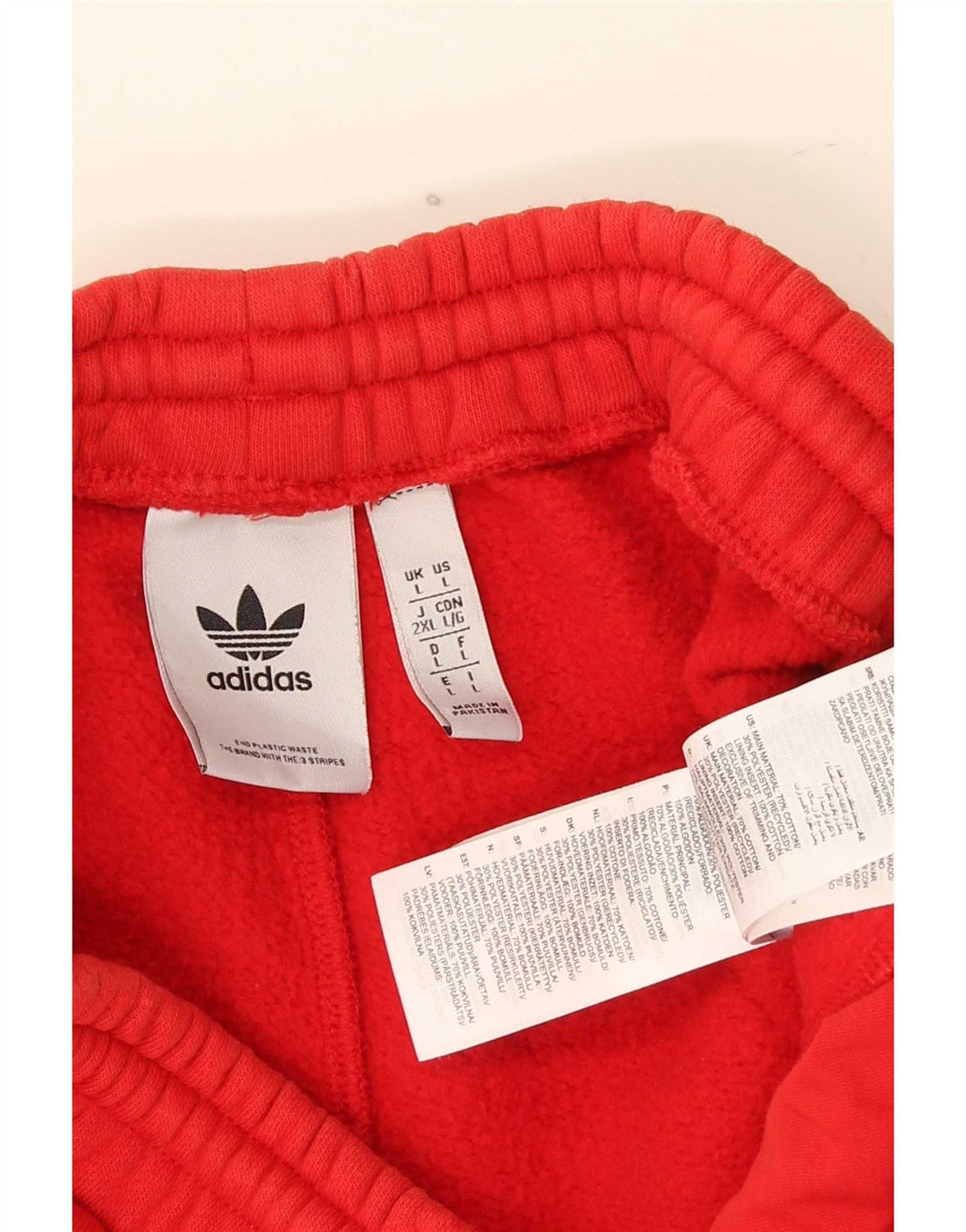 Adidas Sportsshorts til mænd store røde bomuld