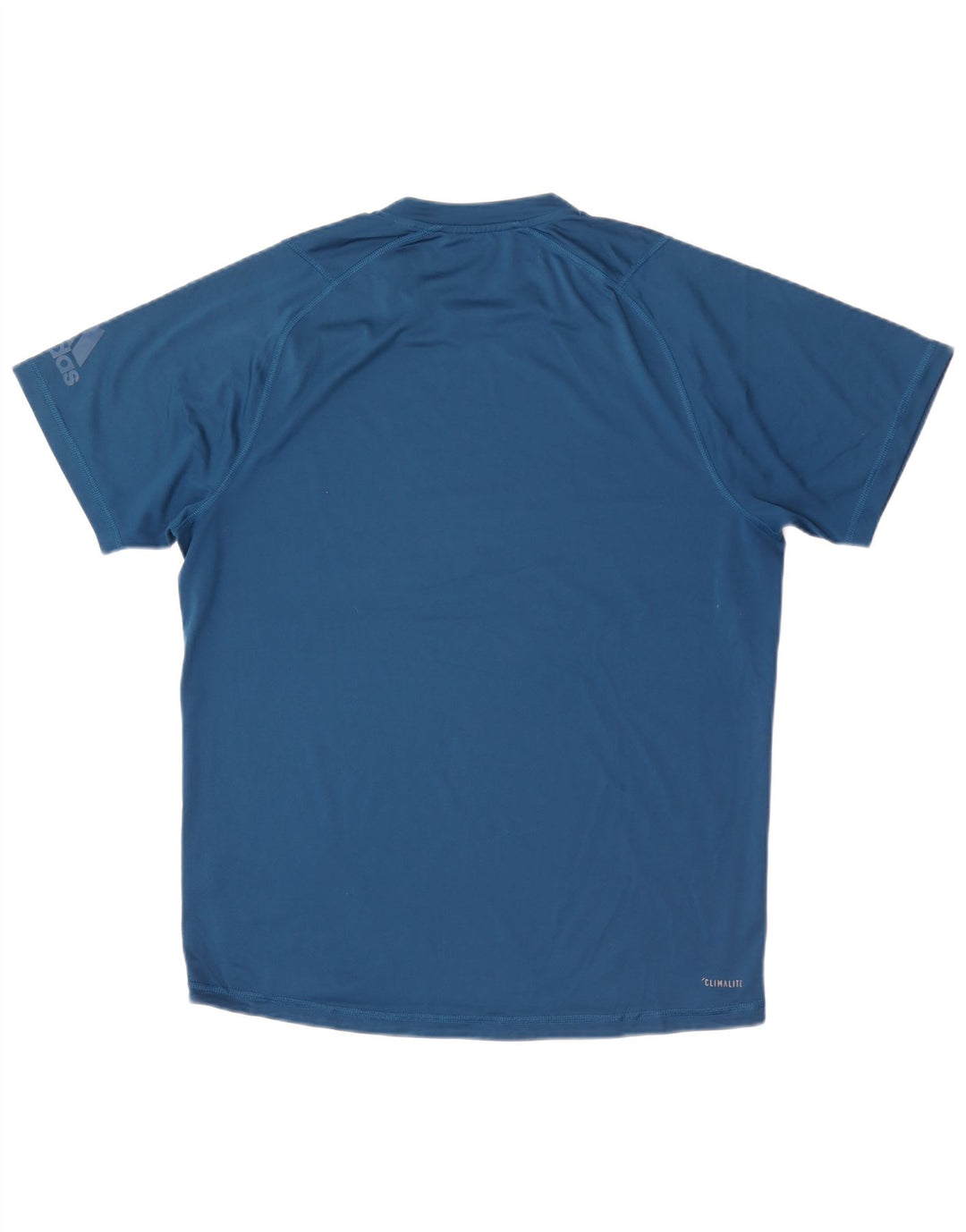 Adidas Herre Climalite Grafisk T-Shirt Top Stor Blå