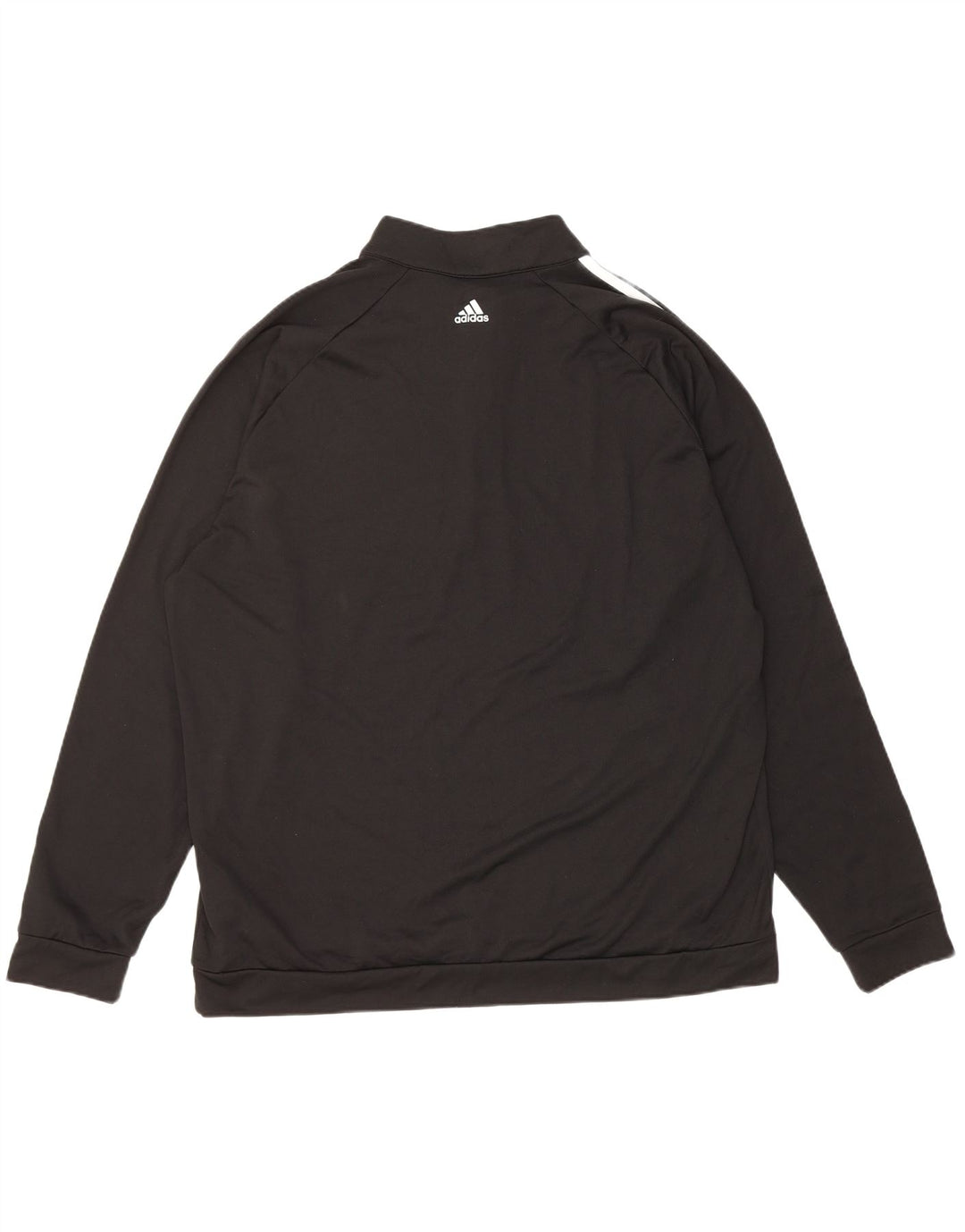 Adidas Sweatshirt med lynlås til mænd XL sort polyester