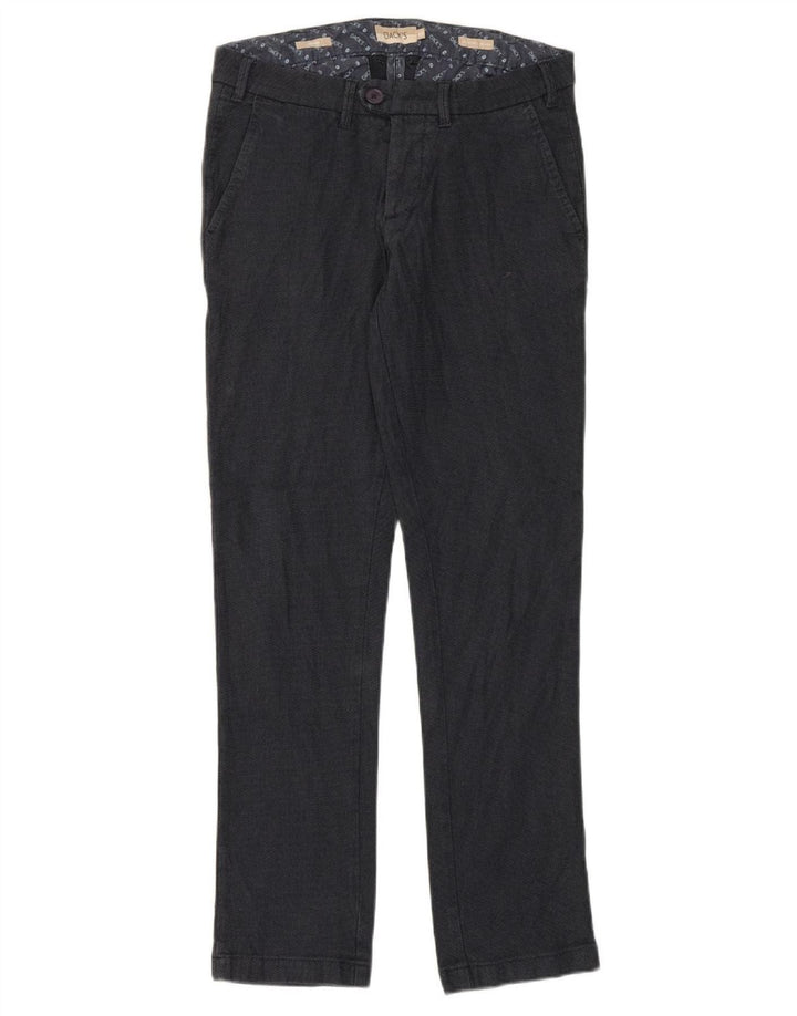 Dacks Slim Chino-bukser til mænd IT 48 Medium W32 L32 Sort bomuld