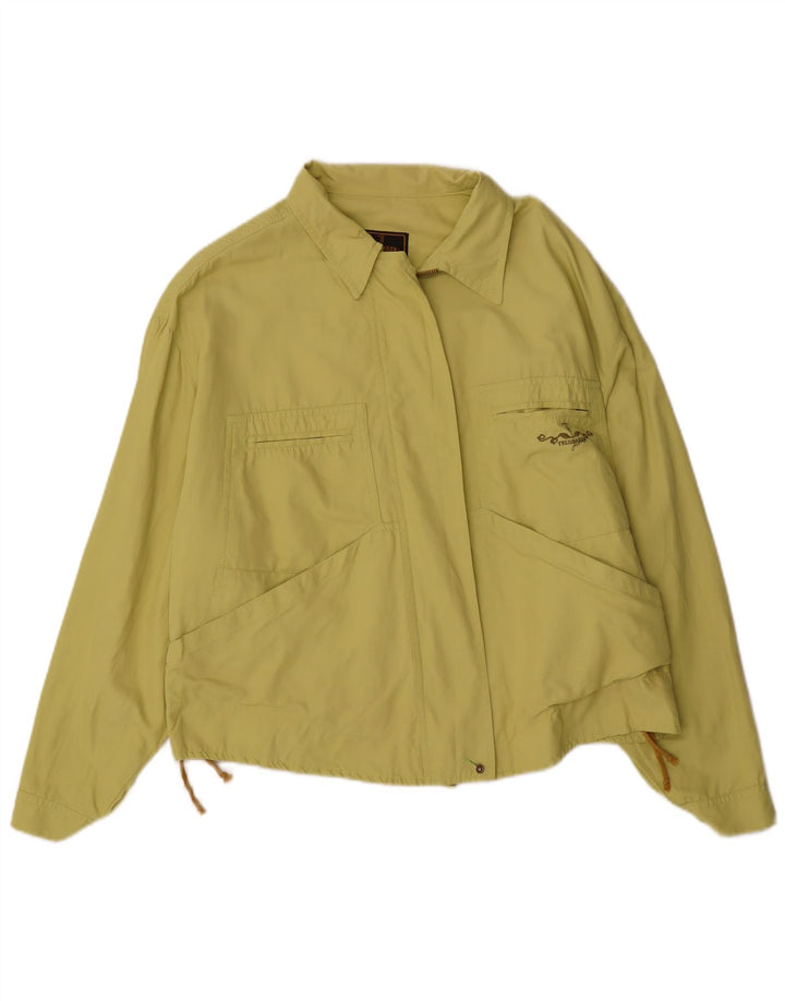 Trussardi Jeans Dame Oversized Bomber Jacket IT 44 Medium Grøn Polyamid