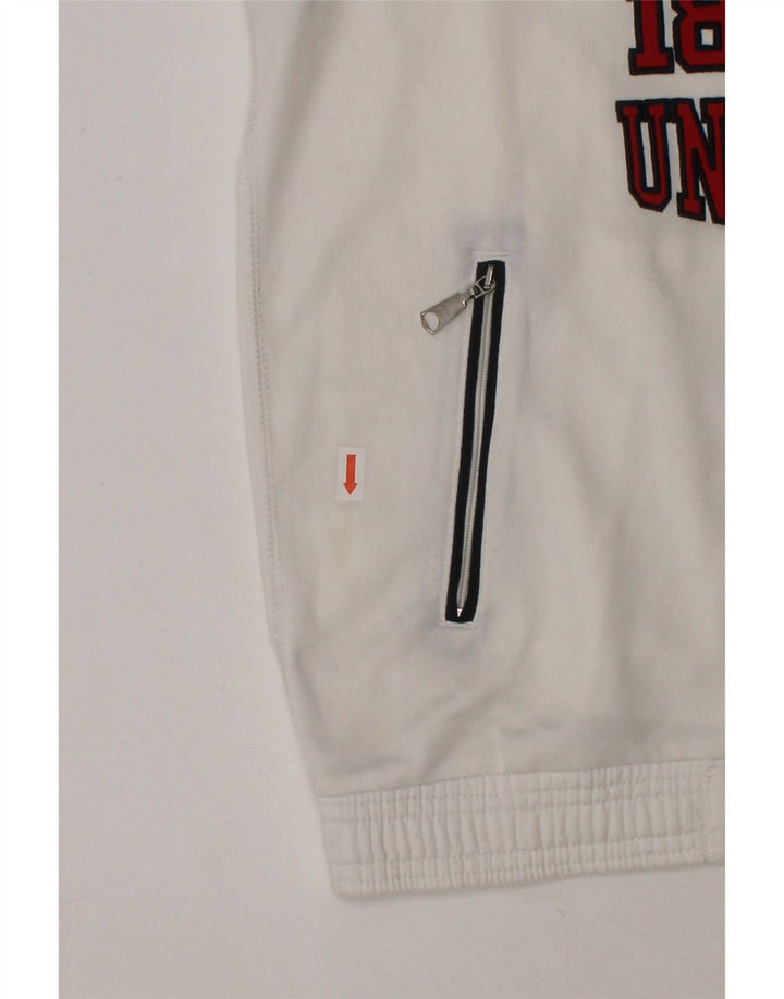 CHAMPION Boys Tracksuit Top Jacket 9-10 Years Medium White Vintage Champion and Second-Hand Champion from Messina Hembry 
