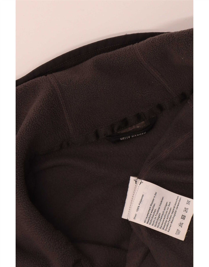 Helly Hansen Herre Hættejakke i Fleece UK 40 Stor Grå Polyester
