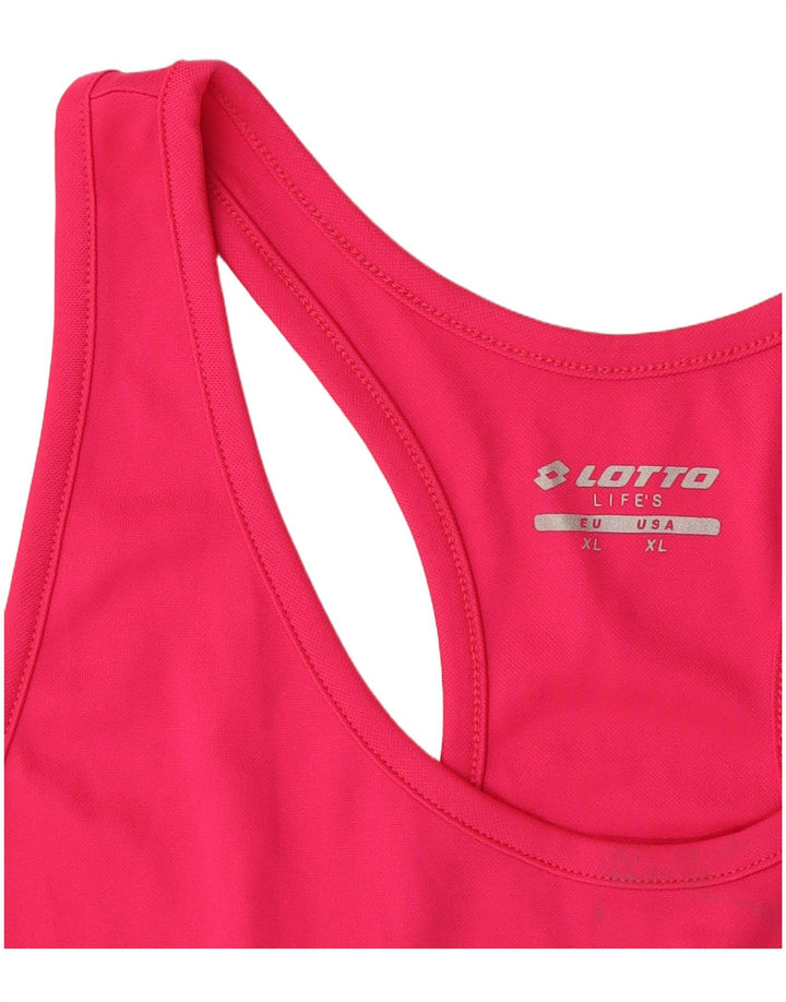 Lotto Damevest Top UK 18 XL Pink