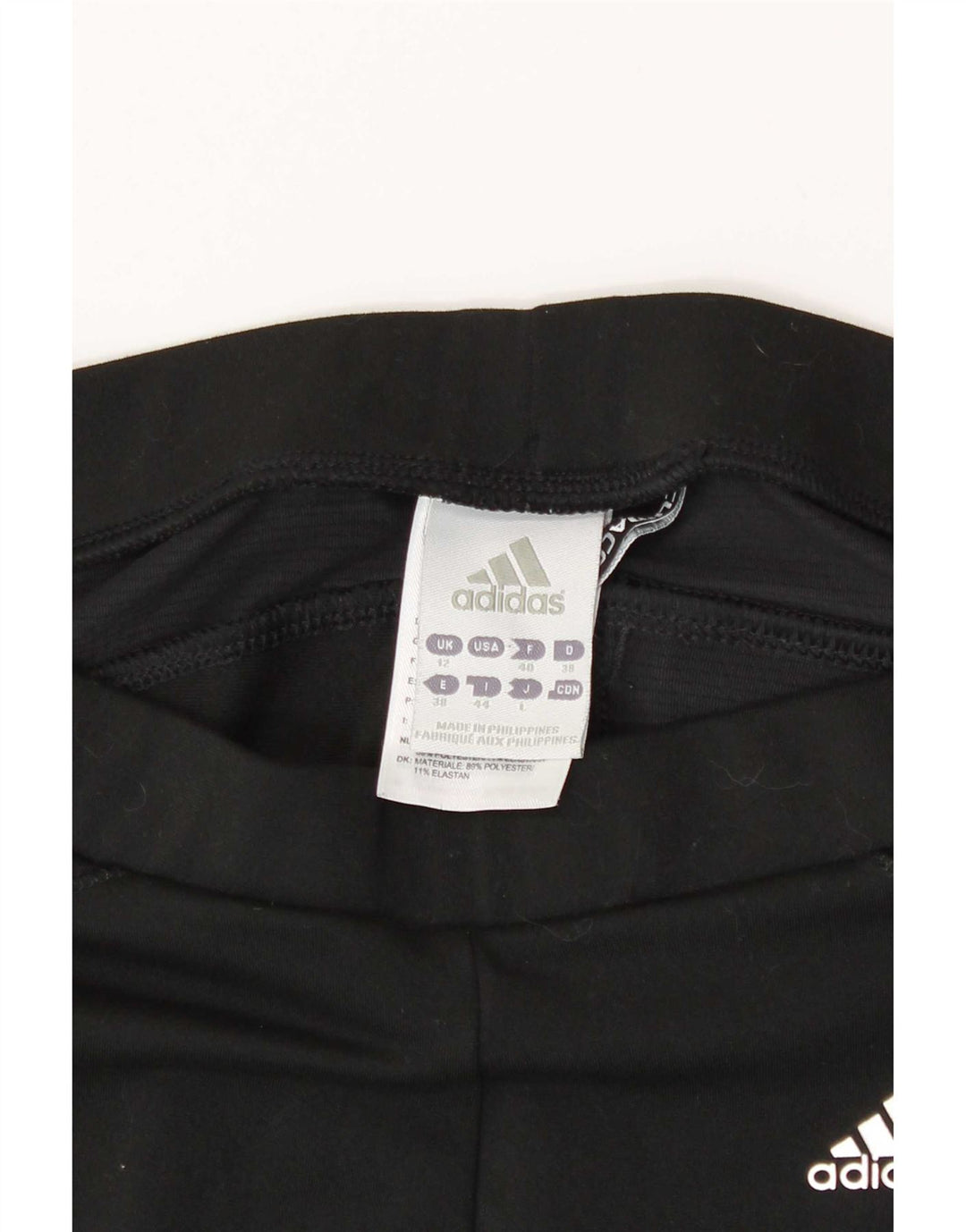 Adidas Dame Climacool Capri Leggings UK 12 Medium Sort Polyester