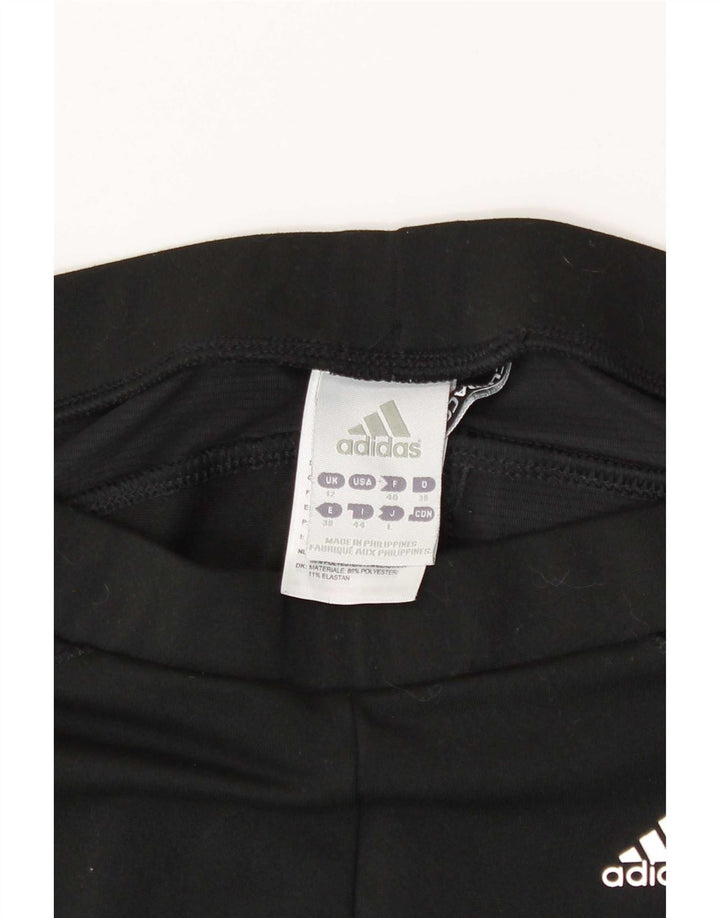 Adidas Dame Climacool Capri Leggings UK 12 Medium Sort Polyester