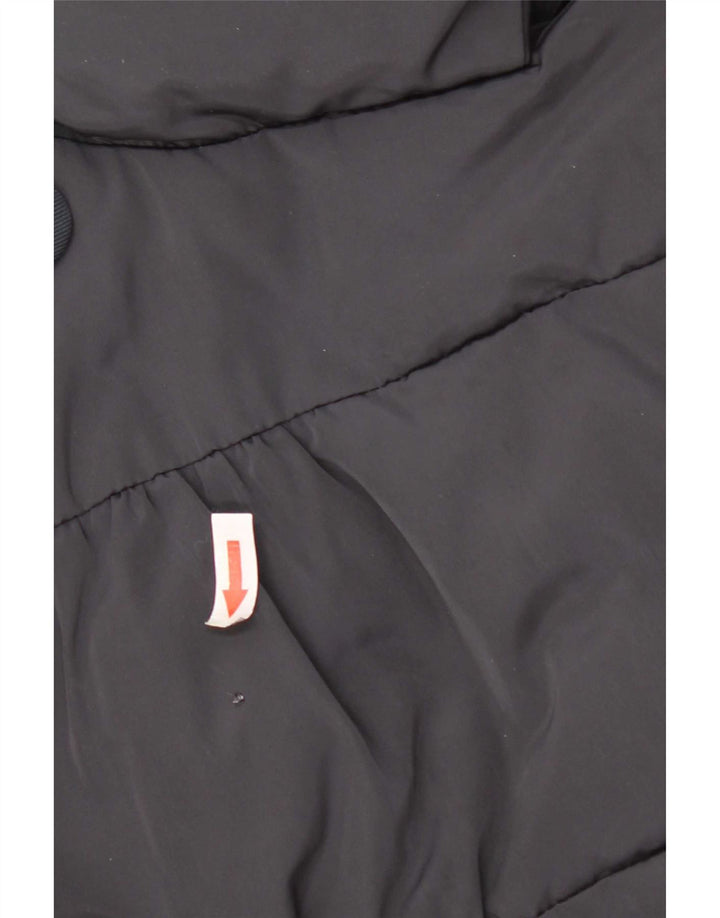 Max & Co. Herre polstret jakke UK 14 Large Navy Blue Polyester