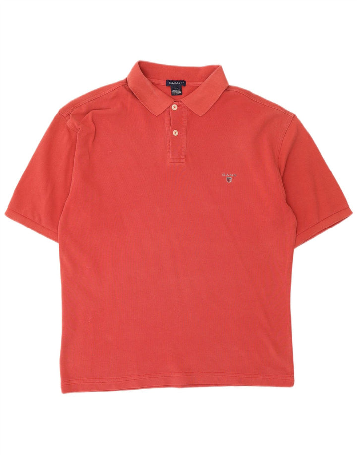 GANT Poloshirt til mænd XL Rød Bomuld
