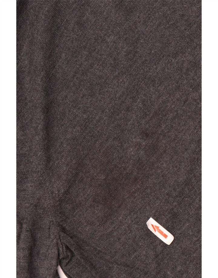 Tommy Hilfiger Herre Rullehalstrøje Sweater Stor Grå Uld