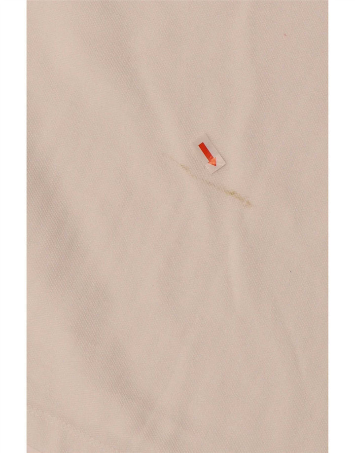 Blend herre poloshirt stor hvid stribet bomuld