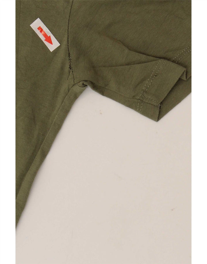 Zara Herre T-shirt Top Medium Khaki