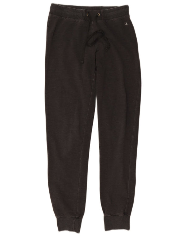 Champion Womens Heritage Fit Træningsdragt Bukser Joggers UK 8 Small Grey