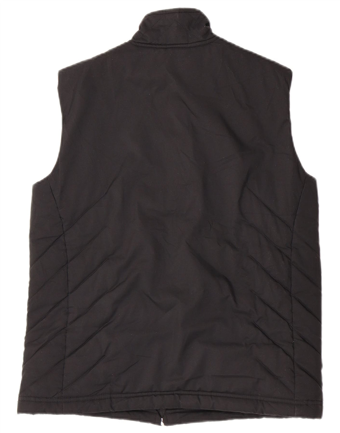 Adidas Womens Polstret Gilet UK 12 Medium Black Polyester