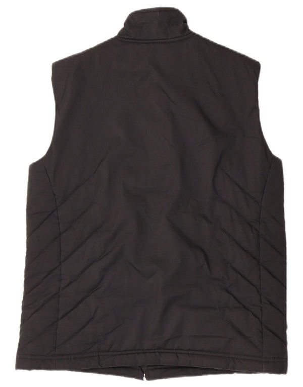 Adidas Womens Polstret Gilet UK 12 Medium Black Polyester