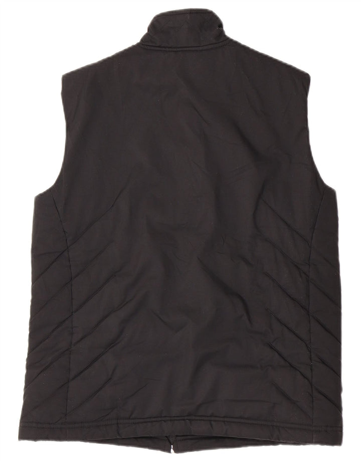 Adidas Womens Polstret Gilet UK 12 Medium Black Polyester