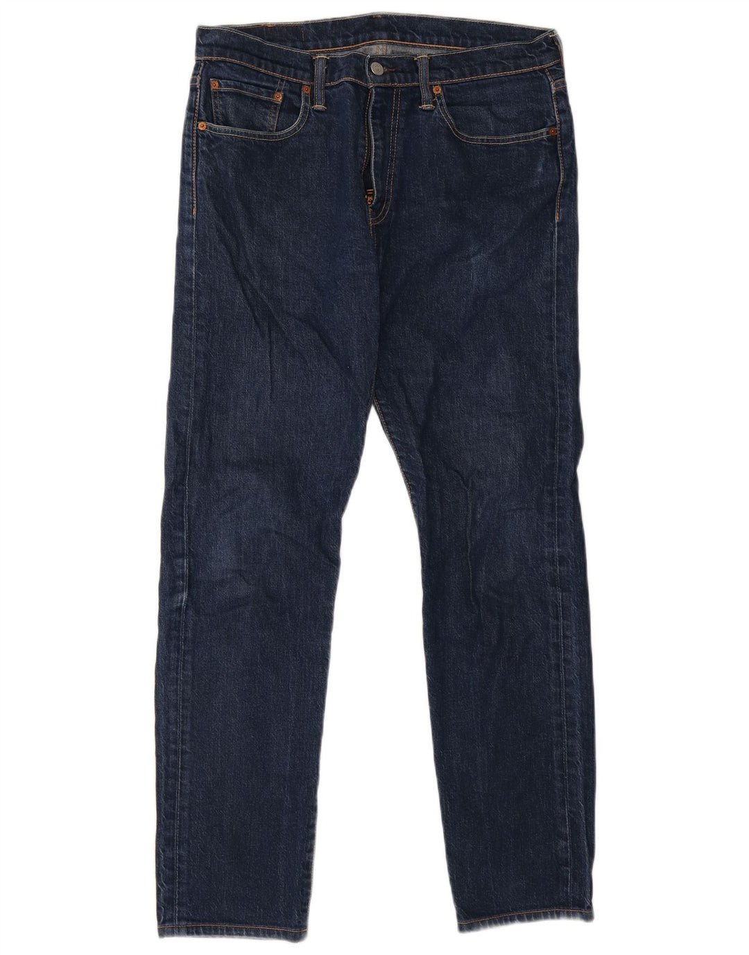 Levi's Herre 502 tilspidsede jeans W32 L30 blå bomuld