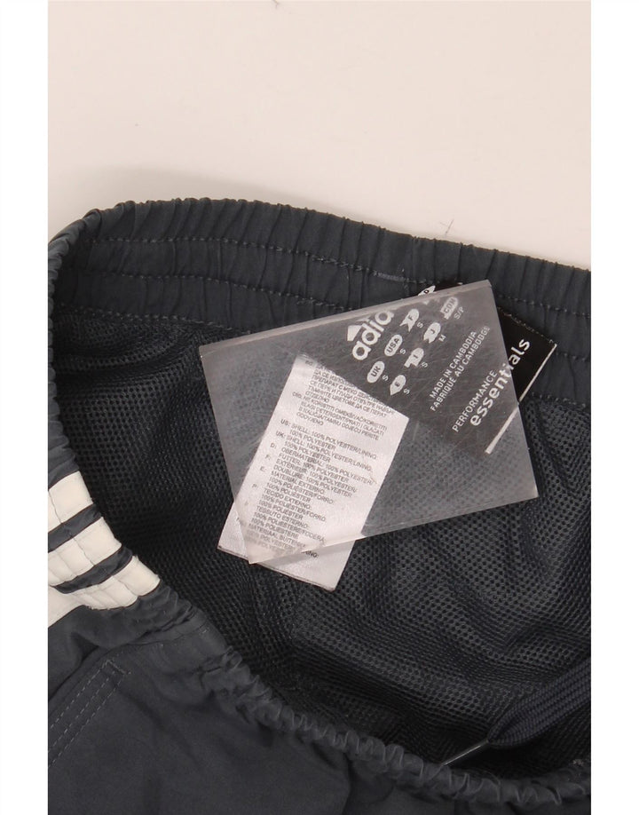 ADIDAS Dame Climalite Sportshorts UK 10 Small Navy Blue Polyester