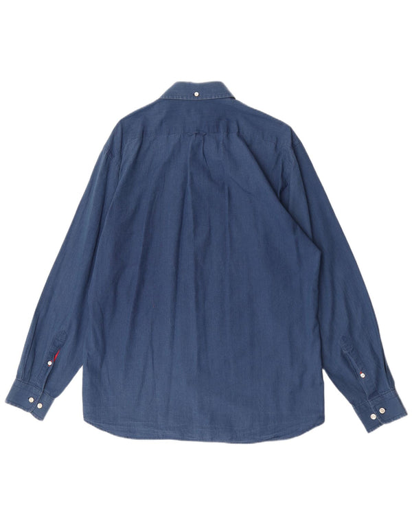 GANT Herre Regular Fit skjorte Stor blå bomuld