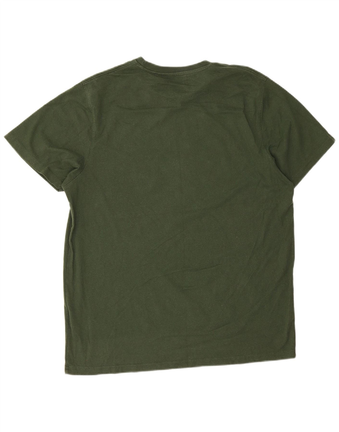 MOUNTAIN WAREHOUSE Herre Grafisk T-Shirt Top Stor Grøn Bomuld