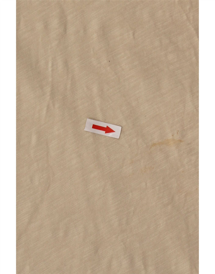 Puma Herre Grafisk T-Shirt Top 2XL Beige Bomuld