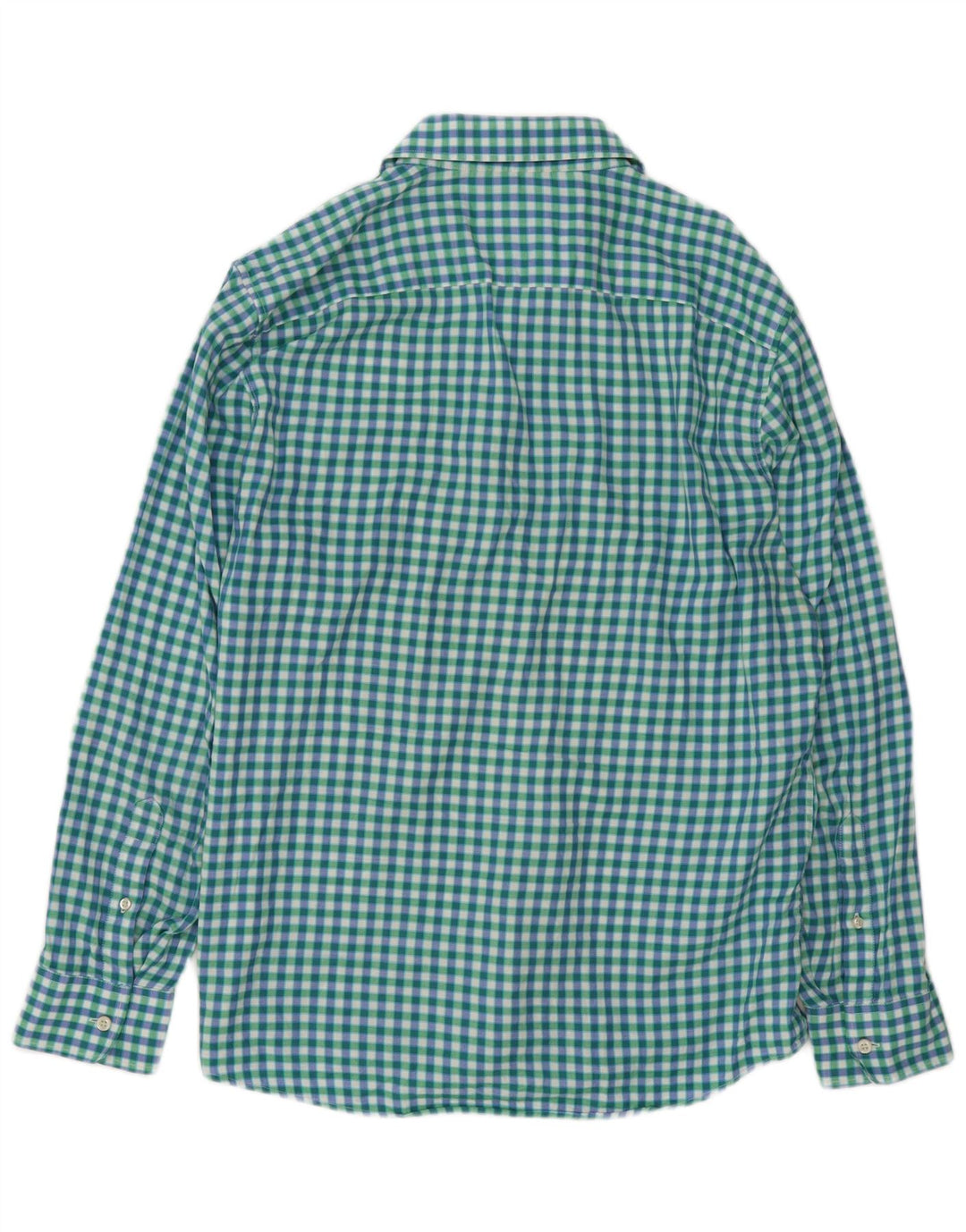 JACK WILLS Herreskjorte Stor Grøn Gingham Bomuld