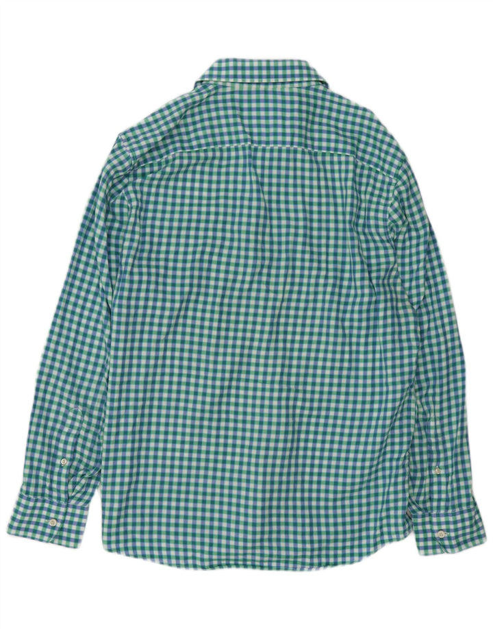 JACK WILLS Herreskjorte Stor Grøn Gingham Bomuld