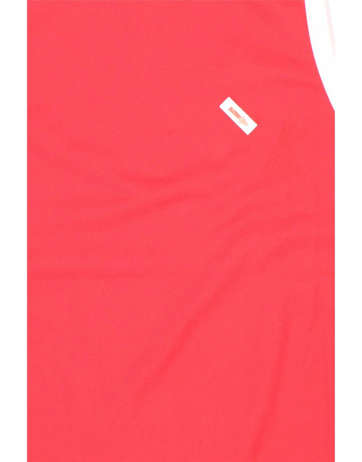 Adidas Drengevest Top 13-14 År Rød Colourblock Polyester