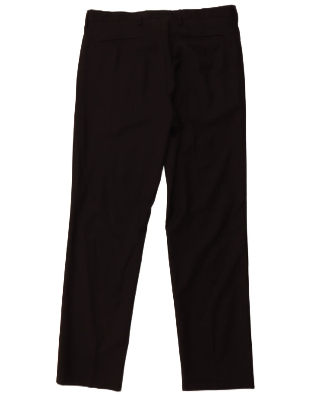 ZARA Lige jakkesæt til mænd EU 44 Large W34 L31 Sort Uld