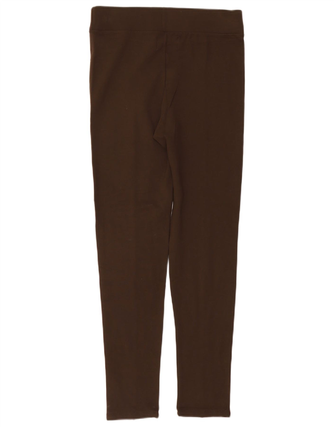 Zara Womens Leggings UK 14 Large Brown Viscose