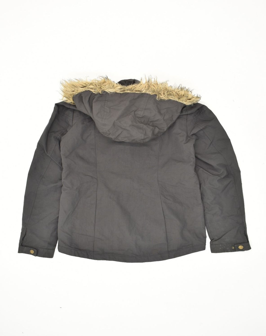 FAT FACE Womens Hooded Windbreaker Jacket UK 8 Small Grey Nylon | Vintage Fat Face | Thrift | Second-Hand Fat Face | Used Clothing | Messina Hembry 