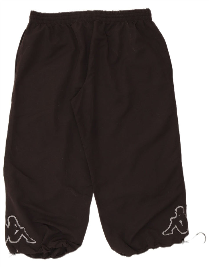 KAPPA Herre grafisk Capri træningsdragt Bukser Medium Sort Polyester