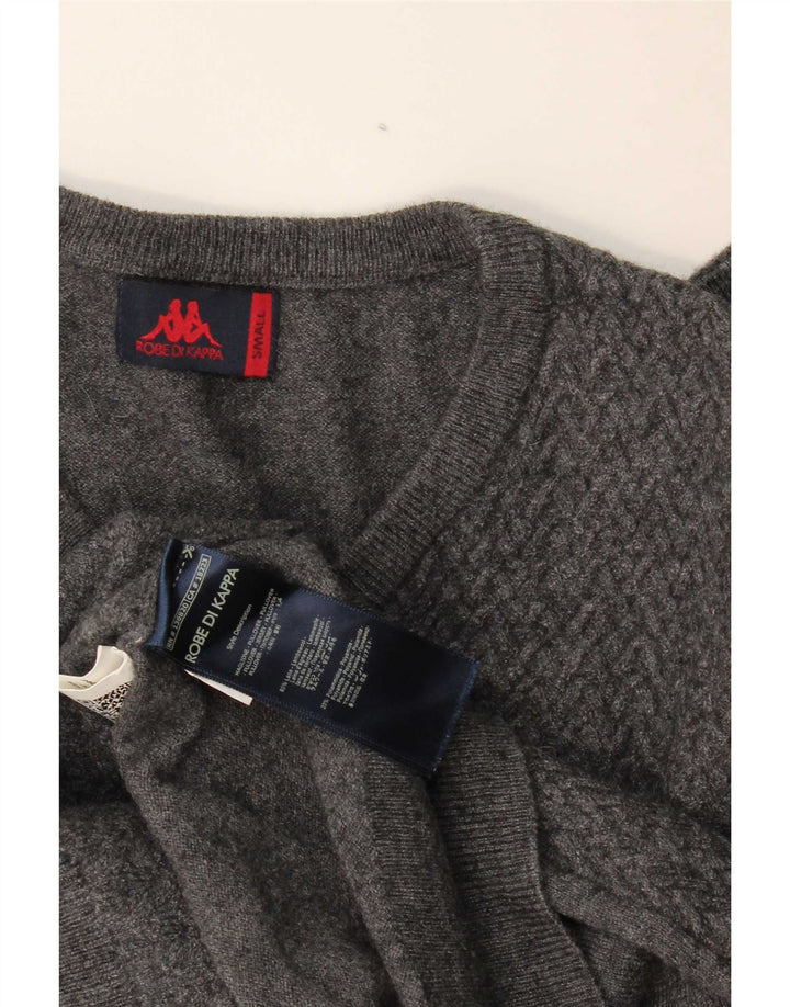 Kappa Herre V-hals sweater lille grå Chevron uld