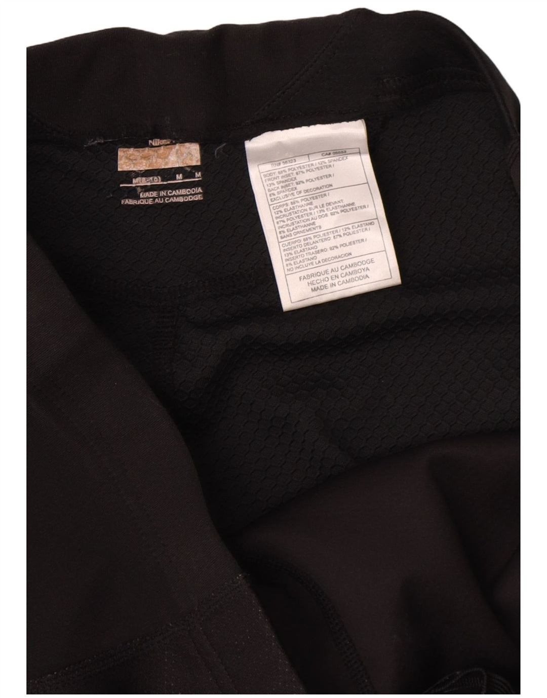 Nike Dame Leggings US 8/10 Medium Black Polyester