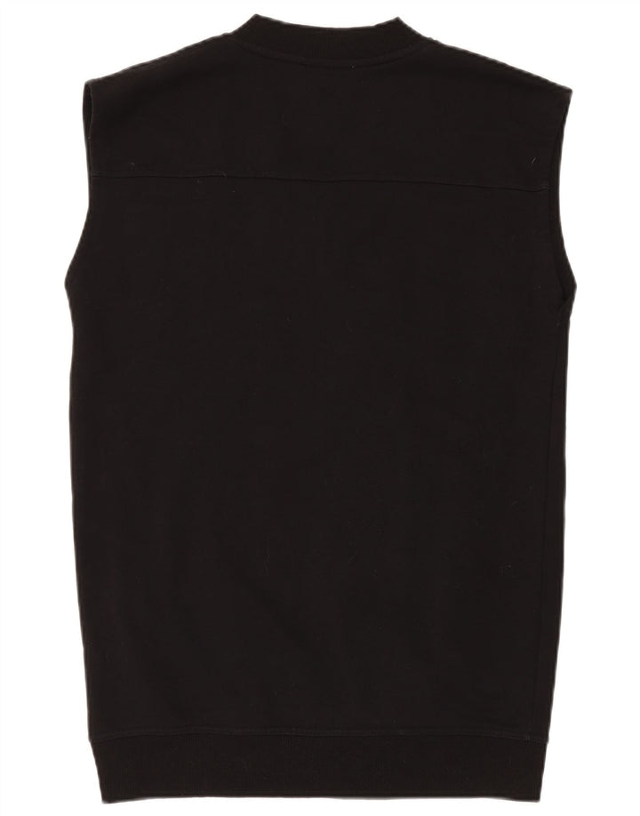 ZARA Dame Ærmeløs Jumper Dress UK 10 Small Black