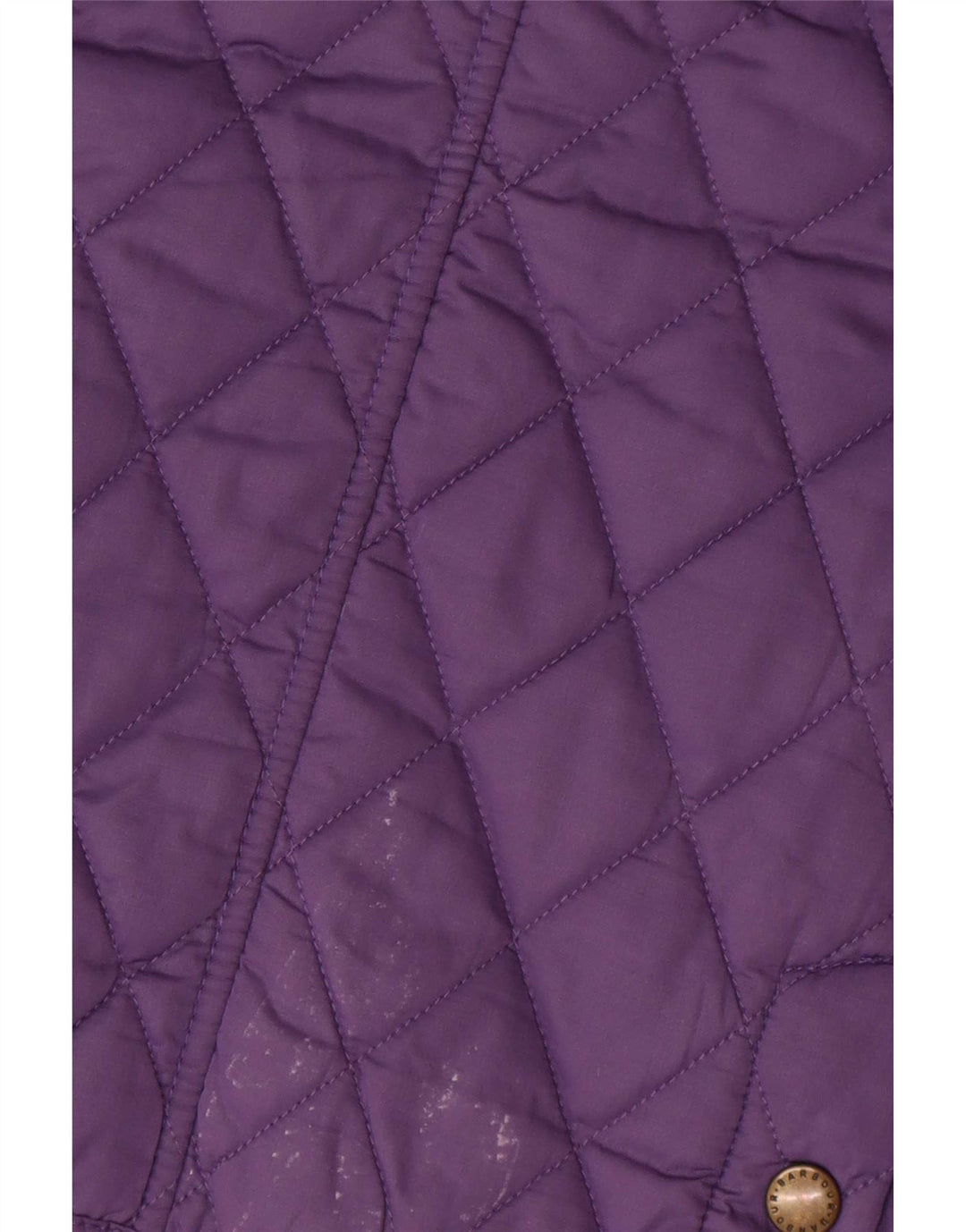Barbour Quiltet jakke til kvinder UK 12 Medium Lilla Polyester