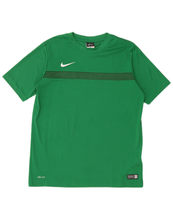 Nike Girls Dri Fit T-Shirt Top 13-14 år XL Grøn Polyester