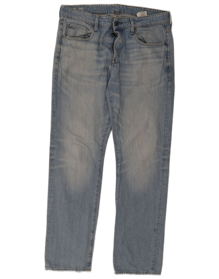 G-Star Herre 3301 Slim Jeans W34 L32 Blå