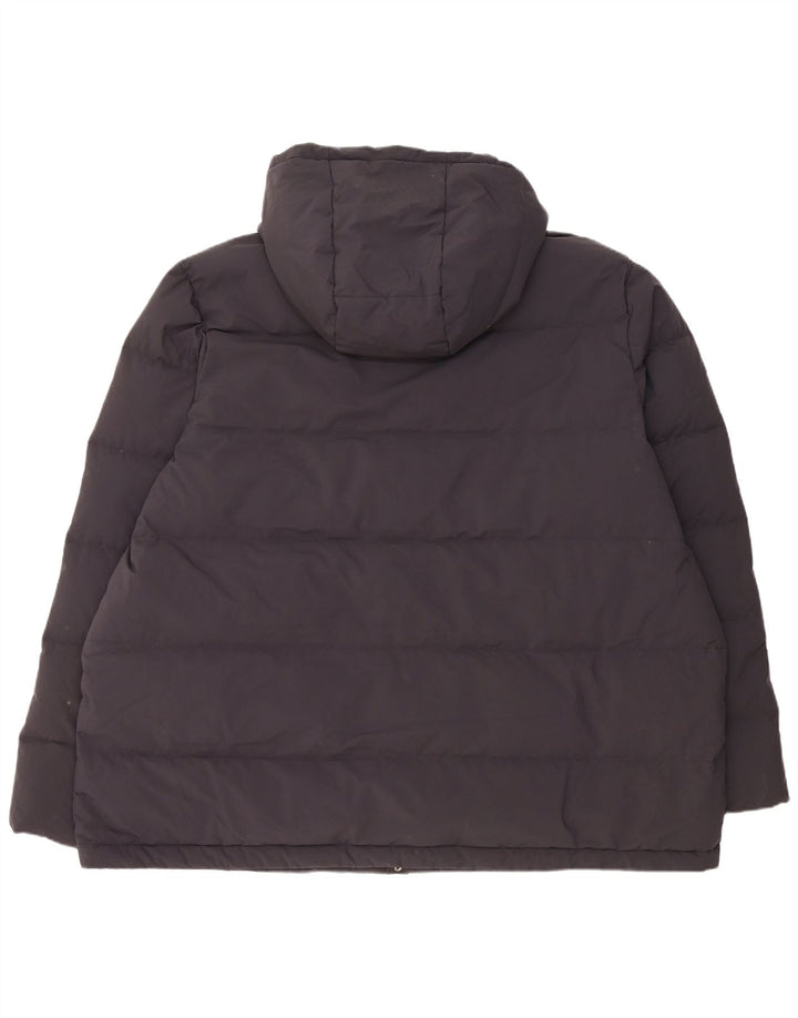 Adidas Herre hættepolstret jakke UK 46 3XL Sort Polyester