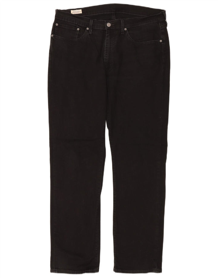 LEVI'S Straight jeans til mænd W36 L32 sort bomuld