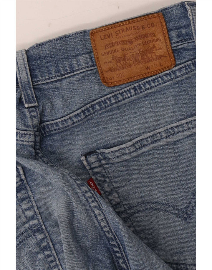 Levi's Herre 502 tilspidsede jeans W28 L32 Blå