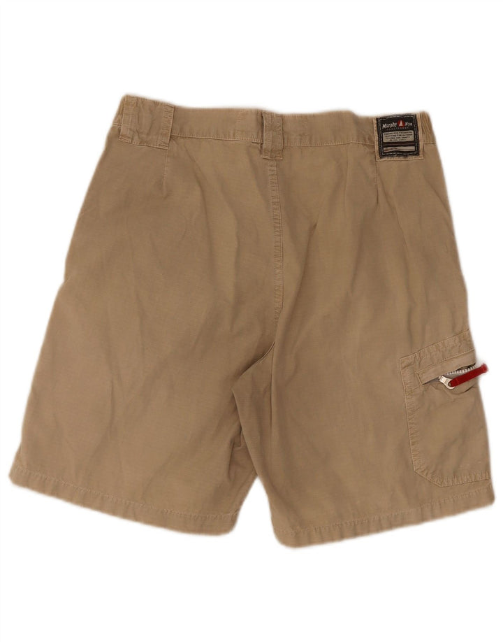 Murphy & Nye Herre Cargo Shorts W32 Medium Beige Bomuld