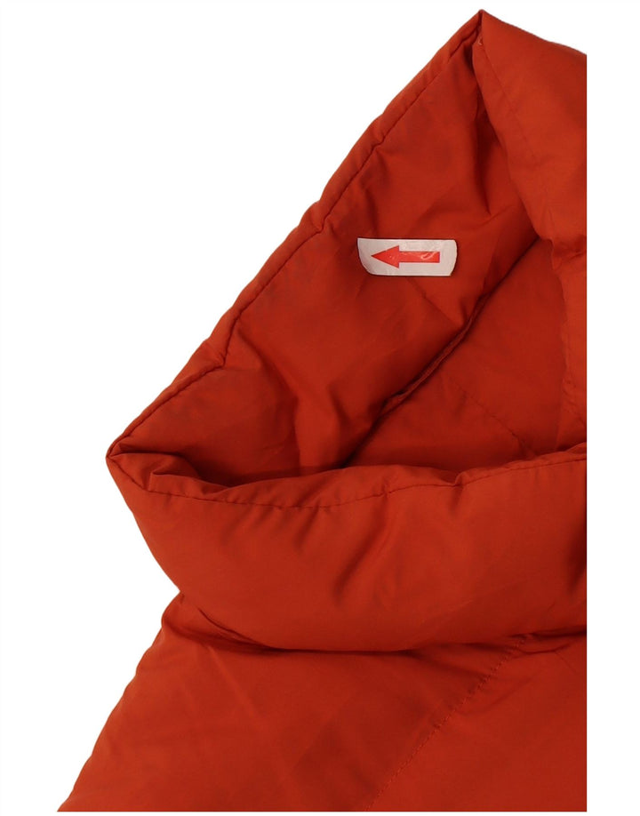 Vintage polstret damejakke UK 14 Medium Rød