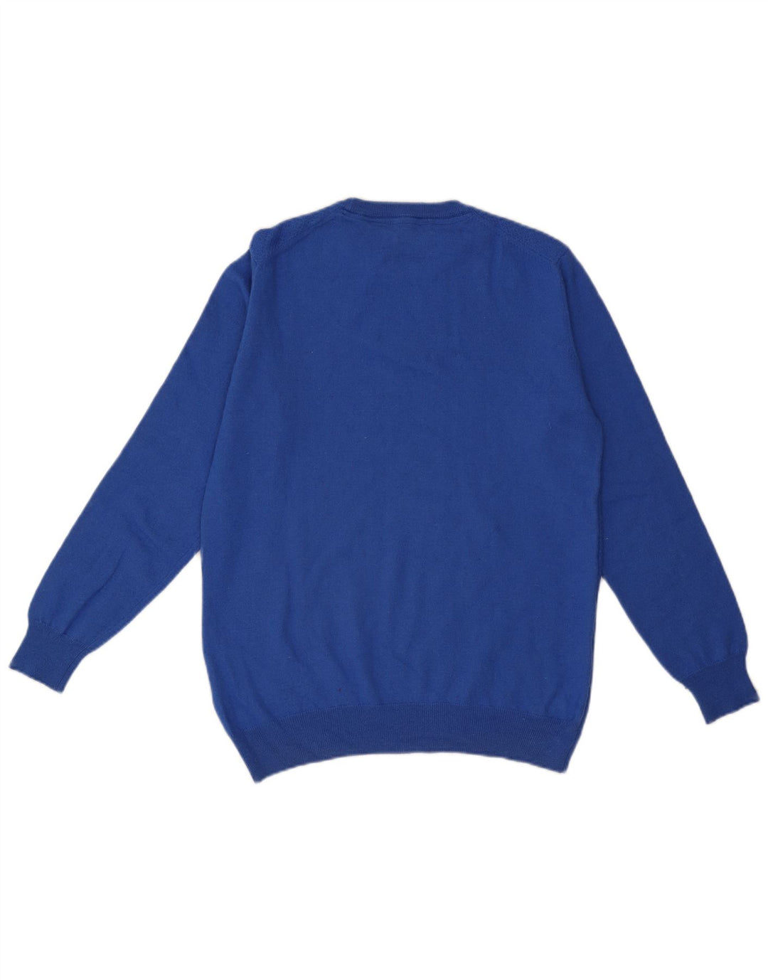 Harmont & Blaine Herre sweater med rund hals XL blå uld