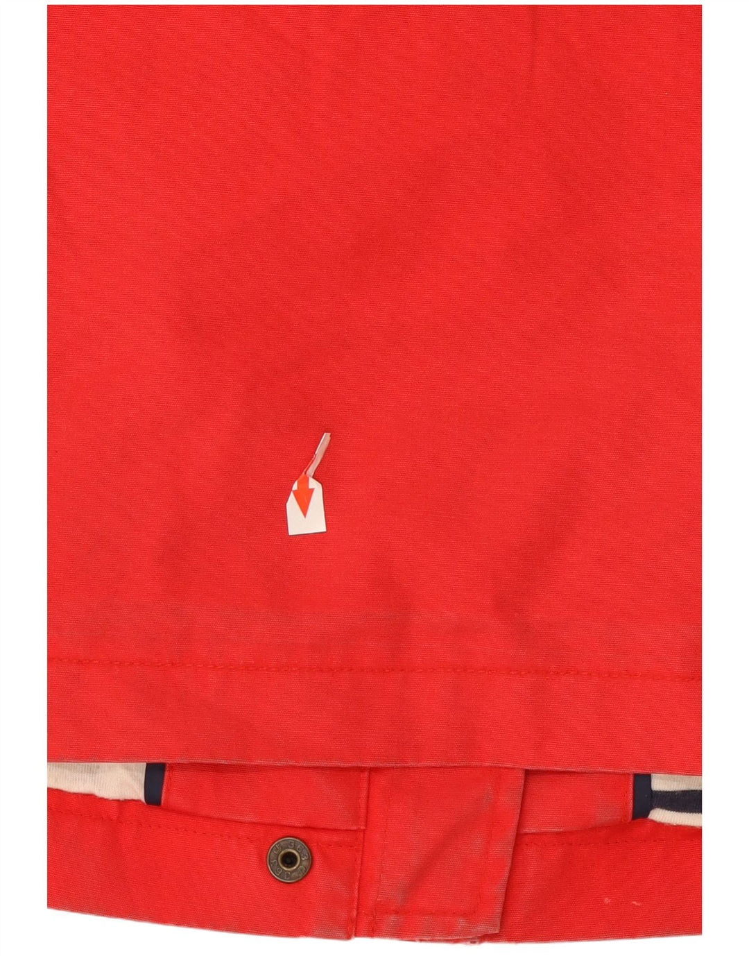 Joules Regnjakke med hætte til kvinder UK 14 Stor rød bomuld