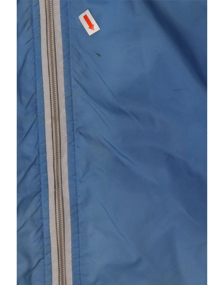 DIADORA Grafisk træningsdragt til mænd, topjakke, stor blå farveblok polyamid