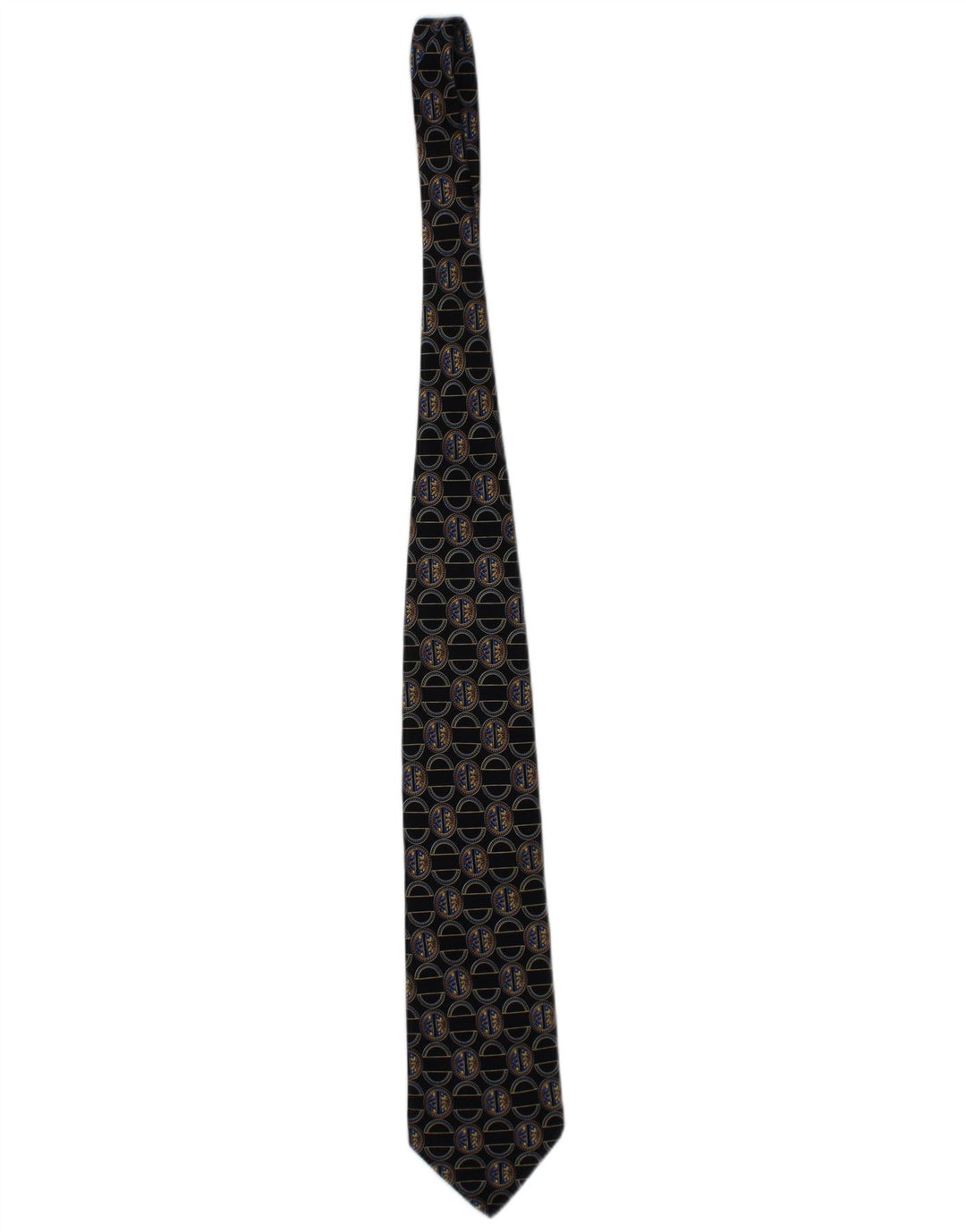 Valentino Herre Cravatte Slips One Size Marineblå Geometrisk Silke Designer