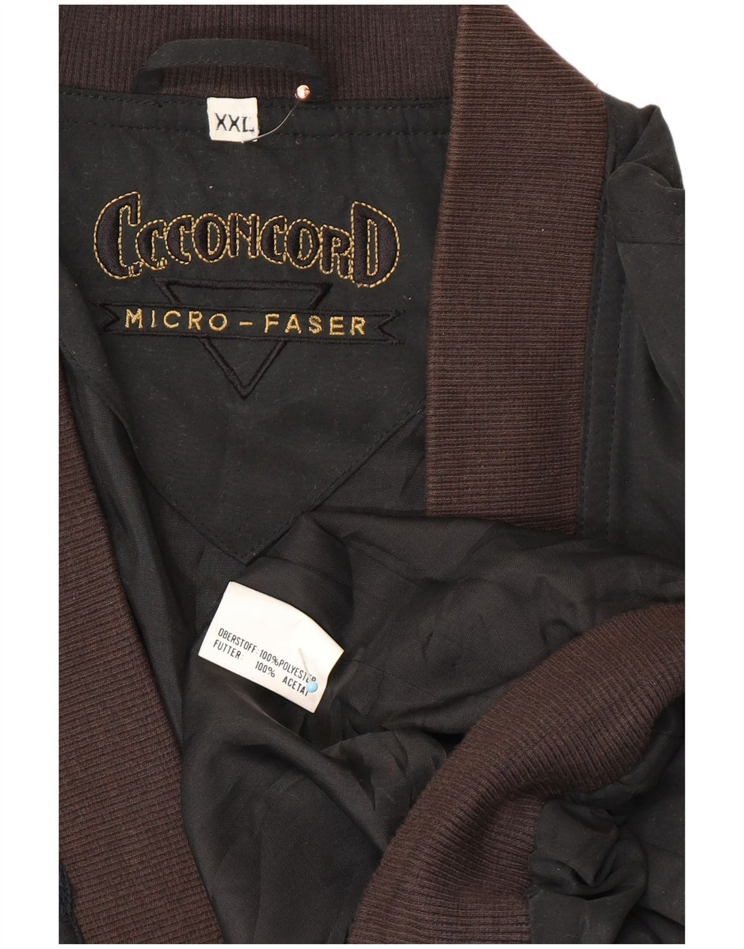 C.C.CONCORD Bomberjakke til mænd UK 44 2XL Sort Colourblock Polyester