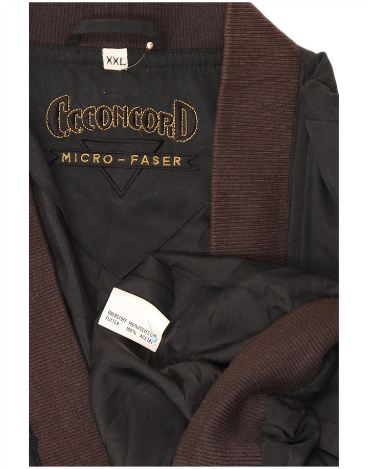 C.C.CONCORD Bomberjakke til mænd UK 44 2XL Sort Colourblock Polyester