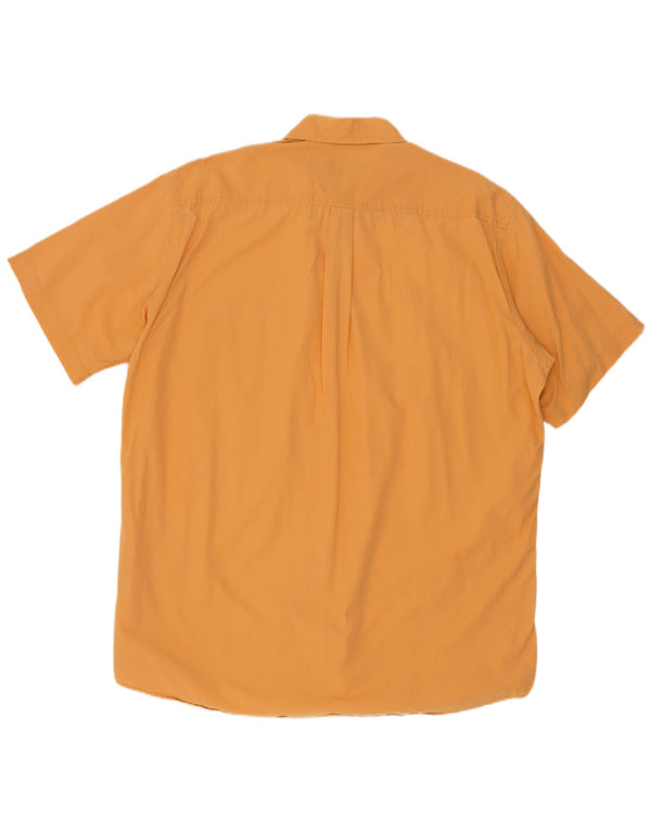 Kappa kortærmet herreskjorte 3XL orange bomuld
