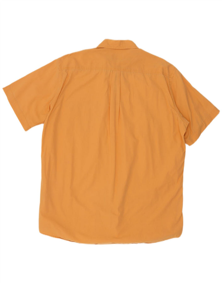 Kappa kortærmet herreskjorte 3XL orange bomuld